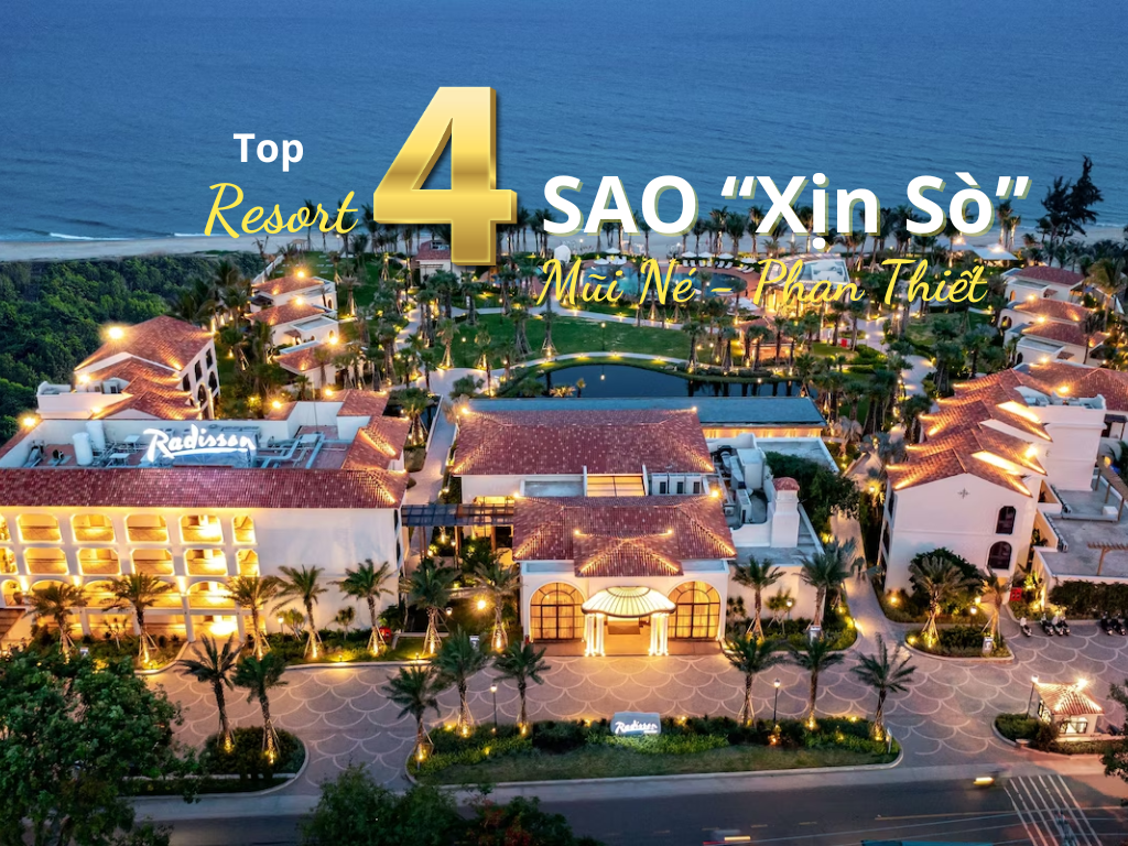 Top 5 Resort 4 Sao “Xịn Sò” Tại Mũi Né | Tourleva